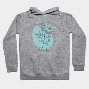 Lenity Hand Drawn Minimal, inspirational meanings Hoodie